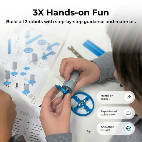 青青伊人 mBot Ranger: 3-in-1 污污小说ics Kit for Building 污污小说s from Scratch