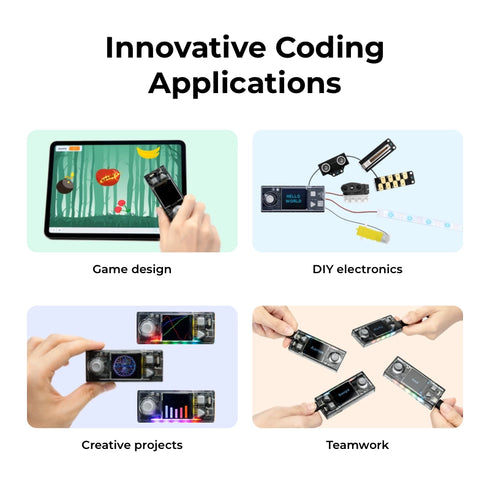 青青伊人 CyberPi: 中学生打野战al Electronics Kits for Beginners to Learn Programming