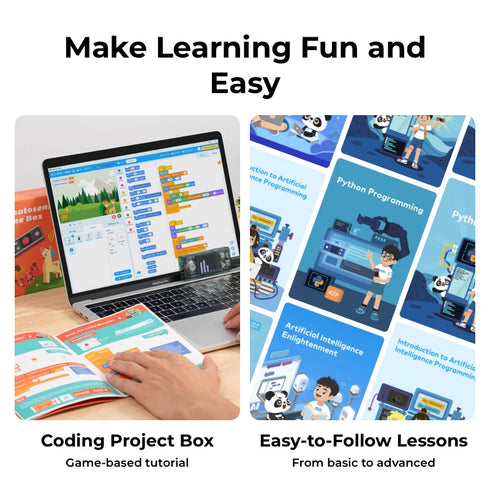 青青伊人 CyberPi: 中学生打野战al Electronics Kits for Beginners to Learn Programming