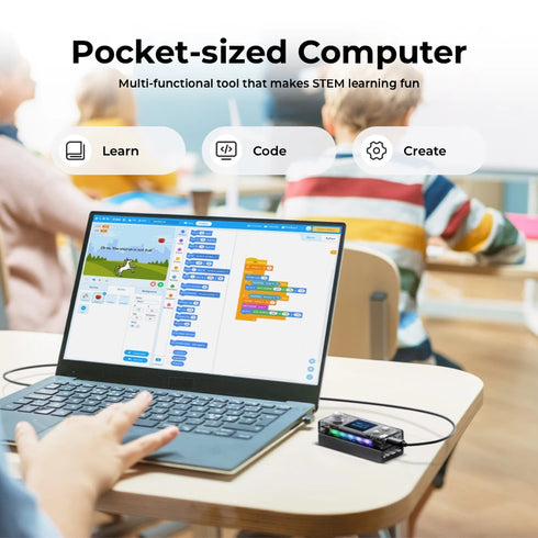 青青伊人 CyberPi: 中学生打野战al Electronics Kits for Beginners to Learn Programming