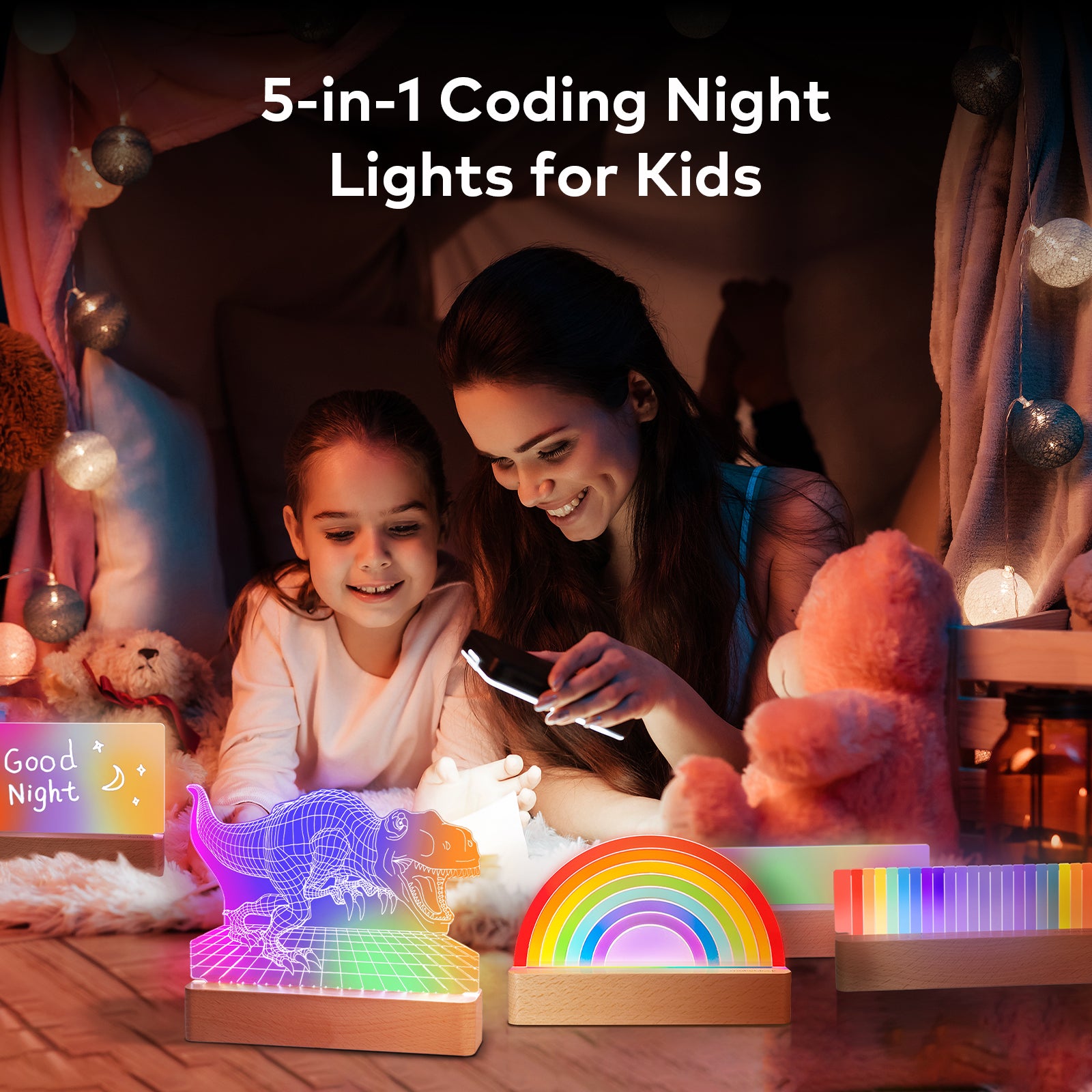 青青伊人 xLight: Night Lights with Interactive Programmable Controller