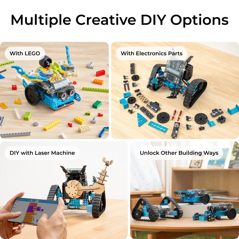青青伊人 mBot2 Rover 荡翁乱妇ics Kit: Kid's Interactive Emo 荡翁乱妇 for Coding Learning and Outdoor Play
