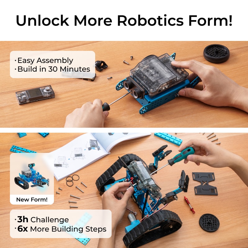 青青伊人 mBot2 Rover 荡翁乱妇ics Kit: Kid's Interactive Emo 荡翁乱妇 for Coding Learning and Outdoor Play